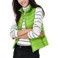 thumbnail image 2 of Innerwin Doudounes Manches Longues Gilet Matelassé Col Montant Chaud Vert TG, 2 of 3