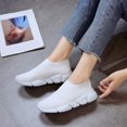 thumbnail image 4 of Espadrilles de Sport pour Femmes - Chaussures de Course Décontractées à Enfiler, Design en Maille Confortable pour Activités de Plein Air, 4 of 5