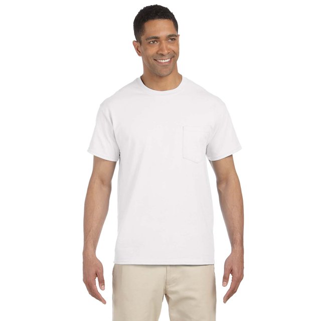 Gildan T-Shirt Ultra Coton pour Adulte avec Poche