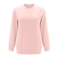thumbnail image 3 of Pxiakgy Tenues d'Automne pour Femmes 2024 Chandail à Col Rond Uni pour Femmes Manches Longues Chandail Décontracté Mignon Léger Ample Hauts Taille : P-2TG, 3 of 8