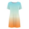 thumbnail image 5 of TJAZFJPA Robes pour Femmes Femmes Été Robes Décontractées Manches Courtes Robes d'Été Décontractées Robes T-Shirt Jupes de Plage Robes Mini Robes d'Hiver pour Femmes Robe à Nœud, 5 of 5