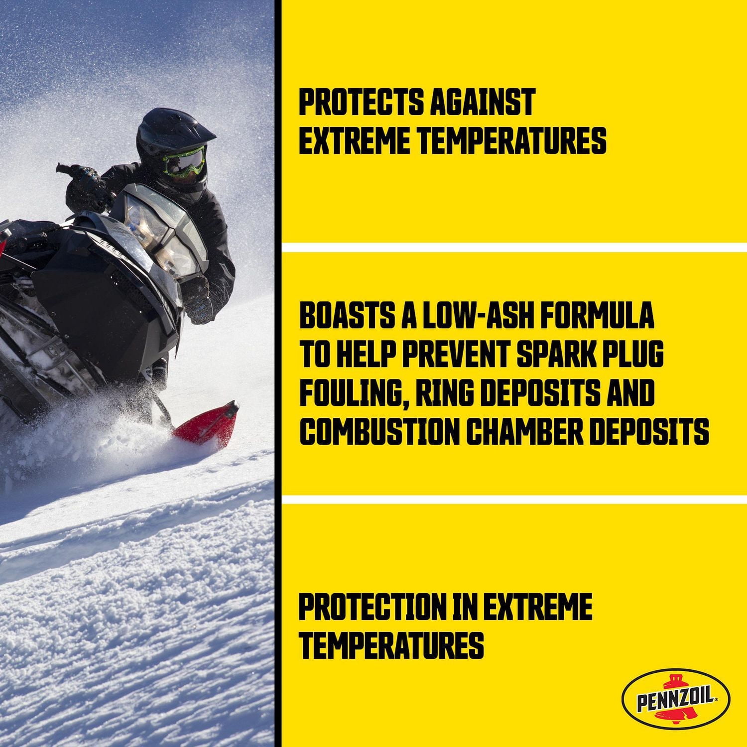 Huile pour motoneige Premium Plus pur moteurs à 2 temps, 0,946 litre