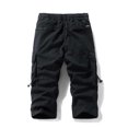 thumbnail image 4 of Styesk Mens Shorts Men's Stretch Cargo Shorts Casual Drawstring Classic Summer Short With Multi Pockets, 4 of 4