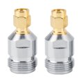 thumbnail image 1 of 2pcs Type N Female to SMA Male RF Connector Coaxial Adapter Test Converter, 1 of 13