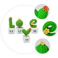 thumbnail image 4 of 4Pcs Desktop Ornament Resin Plant Adornment Creative Gift Simulation Cactus Bonsai for Table Festival Car Home, 4 of 6
