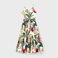 thumbnail image 3 of PatPat Ensemble Assorti pour la Famille, Haut à Manches Courtes Ou Robe Camisole à Imprimé Floral Tropical, 3 of 7