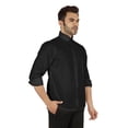 thumbnail image 3 of Bestman Formal Front Button Placket Solid Shirts For Mens Long Sleeve Regular Fit Shirt, 3 of 6