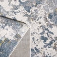 thumbnail image 3 of Tapis tissé crème et bleu Valoria, 3 of 7