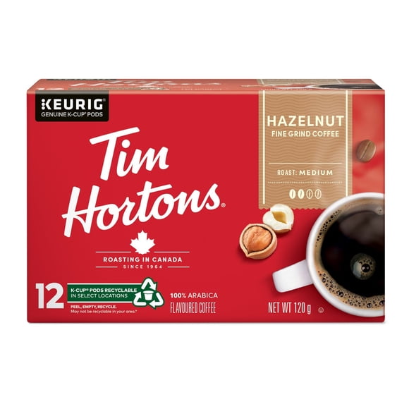 Tim Hortons Hazelnut Light Medium Roast Coffee