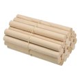 thumbnail image 1 of Unique Bargains 5/8 x 6 Inch Dowel Rods Wood Sticks Unfinished Wooden Dowel Rods Round Dowels Sticks 25 Pcs, 1 of 6