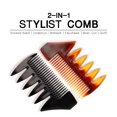 thumbnail image 3 of Men's Styling Hair Comb Round & Fine Teeth Barber Comb Anti-Static Hair Brush for Men, 3 of 8