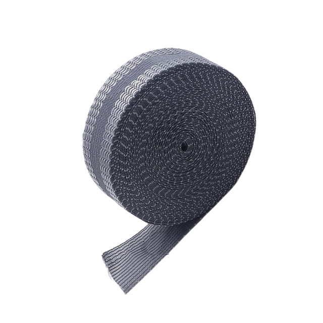 veasfak Polyester Iron-On Tape Self-Adhesive Tape Trouser Edge Trimming Accessory Repair Grey