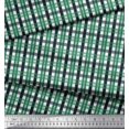 thumbnail image 2 of Soimoi Velvet Fabric Gingham Check Decor Fabric Printed Yard 58 Inch Wide, 2 of 3