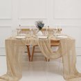 thumbnail image 4 of 90S Party Decorations Wrinkled Gauze Terrace Banner Rural Wedding Banquet Table Decoration Festival, 4 of 8