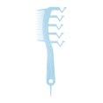 thumbnail image 2 of Z-Shaped Hairdressing Comb for Styling Scalp Massage and Hairline Definition, 2 of 4