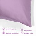 thumbnail image 3 of Unique Bargains Satin Pillowcase Zippered Silky Sateen, 3 of 9
