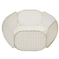 thumbnail image 1 of 3 Sprouts Recycled Fabric Kids Ball Pit/Gingham/Beige, 1 of 10