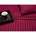 thumbnail image 2 of 2-Piece Striped Duvet Cover Set, 1500 Thread Count, Button Closure - Cooling, Breathable Material- Wrinkle, Fade, Stain Resistant, Twin/Twin XL, Burgundy, 2 of 4