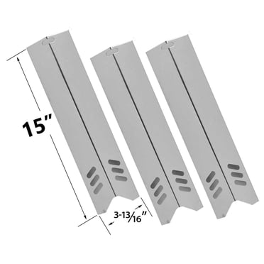 Dompteur de Chaleur de Remplacement pour Tera Gear GR2205409-TR Spencer, BHG, Gril de Cour Arrière au Gaz Classique, Modèles Dyna-glo - 3PK