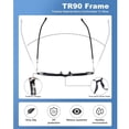 thumbnail image 3 of Frequently Reading Glasses for Women Portable Fashion Eyewear with Blue Light Filtering Technology, 3 of 3