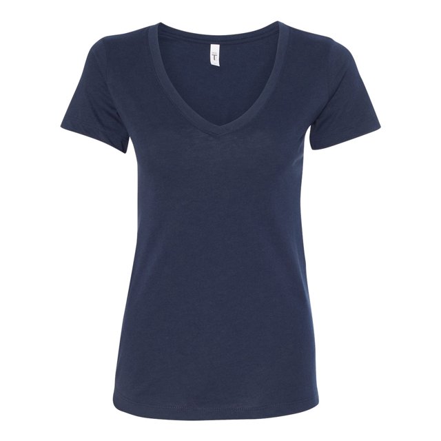 Next Level Womens Ideal V, 3XL, Midnight Navy