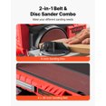 thumbnail image 3 of VEVOR 6" Disc Sander & 4" x 36" Belt Sander, 400W Professional Belt Disc Sanders Combo with 0 - 45° Adjustable Worktable & Dust Collection Port, 3 of 9