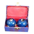 thumbnail image 3 of 2 x Hand Balls Chinese Health Balls with Storage Box Portable Fitness Relaxation Gossip Blue, 3 of 9