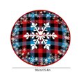 thumbnail image 3 of Christmas Tree Skirt 35 in Print Bottom Decoration, 3 of 6