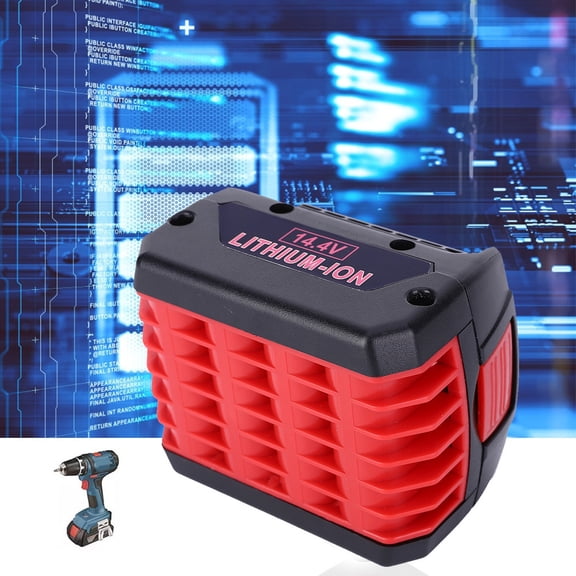 Batterie Lithium-Ion, Batterie Rechargeable, Remplacement BAT607 BAT607G Compatible avec BAT614 BAT614G pour Perceuses Sans Fil Tondeuses à Gazon Tournevis 5000mah