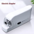 thumbnail image 4 of Automatic Electric Stapler 20-sheet Capacity with Extra Staple Storage, Non-slip Desktop Office Stapler, Less Effort, Suitable for Home Office School Supplies, USB and Battery Powered, 4 of 8