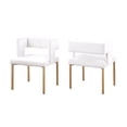 thumbnail image 1 of Chaise de salle à manger Alice, ensemble de 2, Beige, 1 of 6