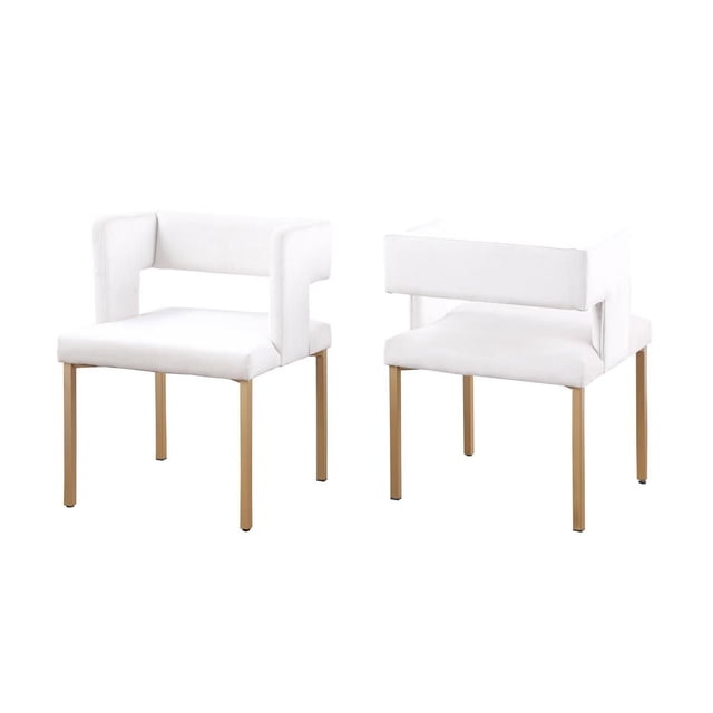 Chaise de salle à manger Alice, ensemble de 2, Beige