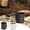 Black, variant on mtvxesu Portable Aluminum Alloy Camping Cup with Handle for Outdoor Cooking, Boiling, and Dining, 9X9X8.5Cm, 1 Count