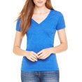 thumbnail image 2 of Bella + Canvas T-Shirt à Manches Courtes Col en V Profond pour Femmes, 2 of 5