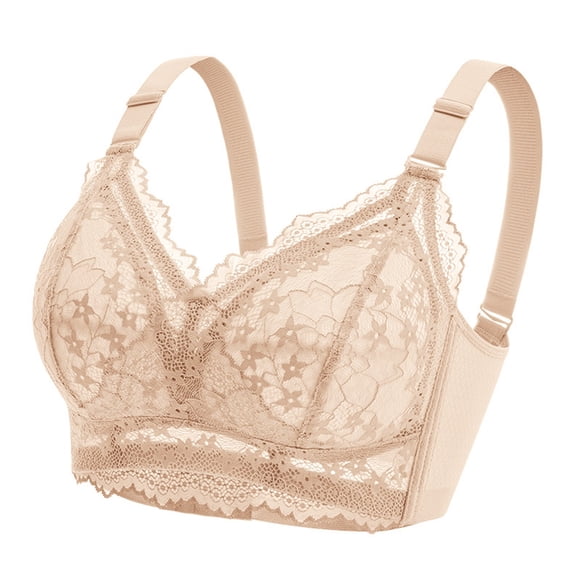 Product Category Bra Women Casual Adjustable Breathable Wireless Top Underwear with Lace Detailing and Comfort Fit