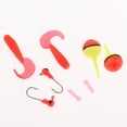 thumbnail image 4 of Shape Fishing Rod Small Reel for Travel Boat Fishing Red, 4 of 10