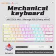 thumbnail image 2 of AJAZZ NK61 Clavier Mécanique de Jeu Filaire 60 % RVB à Commutation à Chaud 61 Touches Commutateur Rouge Mini Clavier pour Gamer PC Neuf, 2 of 7
