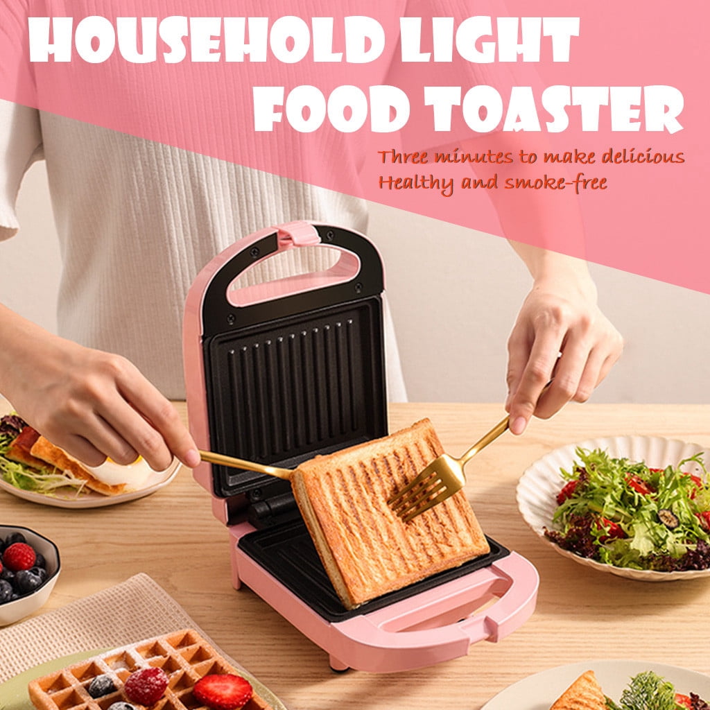 Multifunctional Home Bread and Cake Machine with Dual Baking Sheets Stainless Steel Toaster for Baking and Heating Safe for Home Use International Plugs