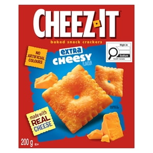 Cheez-It Baked Snack Crackers Extra Flaveur Cheesy 200g