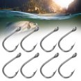 thumbnail image 4 of Fish 50Pcs Fishing Hook For Iseama High Carbon Steel Fish Hook Barbed Type For Outdoor Activity, 4 of 8