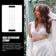 thumbnail image 1 of DECORNIJIA Underwear Extension Buckle Bra Lingerie Extender Matte Elastic 1Pack Daily Use Women, 1 of 8