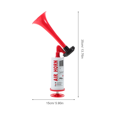 thumbnail image 2 of WHAMVOX 2pcs Boat Air Horn Marine Metal Signal Loud Sound Red Handheld Parties, 2 of 8