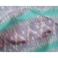 thumbnail image 4 of oneOone Silk Tabby Fabric Chevron Ikat Printed Fabric 1 Yard 42 Inch Wide, 4 of 4