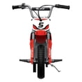thumbnail image 3 of Razor MX350 Dirt Rocket Vélo Électrique, 8 Ans et Plus, 14 Mi/h, Autonomie de 30 Min, Max 140 Lb, Rouge, 3 of 12