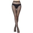 thumbnail image 2 of Qertyioot Collants Mode Leggings Unis Pantalons en Maille Transparente Grande Taille Bas Résille en Filet, 2 of 5