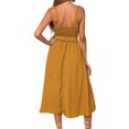 thumbnail image 4 of Julyccc Womens sleeveless Boho Sundress Summer Beach Bottons Maxi Dress, 4 of 4