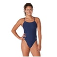 thumbnail image 1 of Speedo Maillot de Bain une Pièce pour Femmes Launch Splice Cross Back Endurance - Bleu Marine, 30, 1 of 2