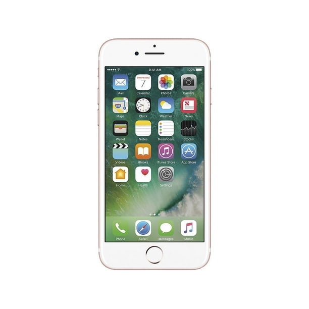 Apple iPhone 7 128 Go Téléphone Intelligent Certifié Remis à Neuf / Grade A comme Neuf