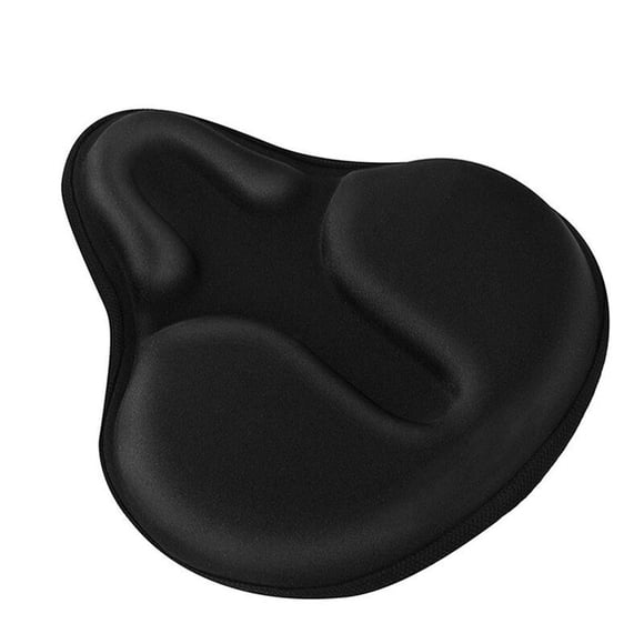 maskred Wide Foam Bike Seat Cushion Soft Gel Bike Seat Cushion for Women Men Exercise Bike Seat Cover Bike Accessory