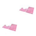 thumbnail image 3 of kurtrusly 1/2/3 Polyester Chenille Rug Carpet With Soft Texture Good Stepping Feeling And Strong Grip Prompt Pink 50*80+50*50 2PCS, 3 of 6